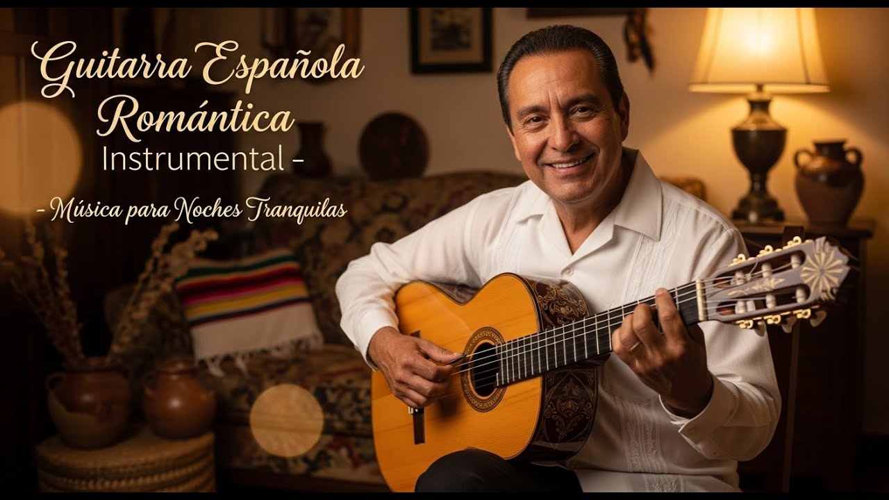 Guitarra Española Nocturna 🌙 Música Instrumental para Calmar el Corazón
