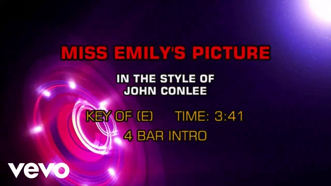 John Conlee - Miss Emily's Picture (Karaoke)