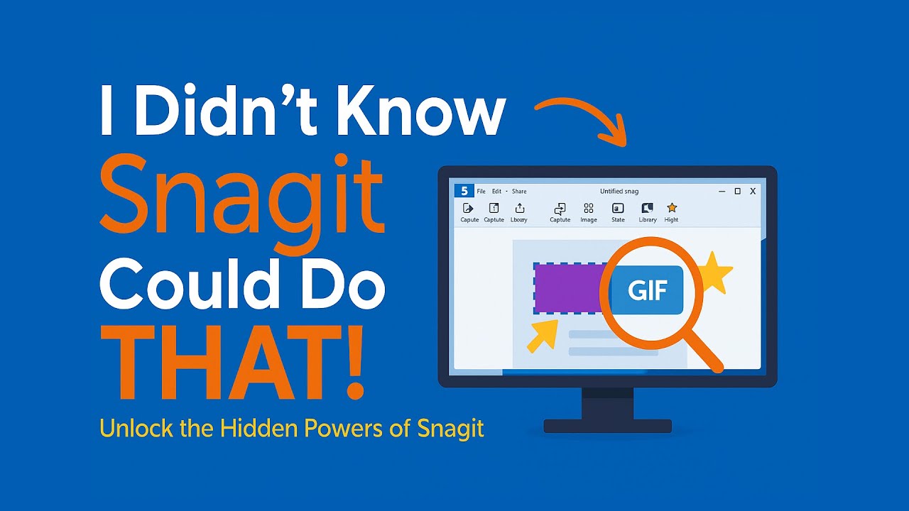 Я не знал, что Snagit на это способен.