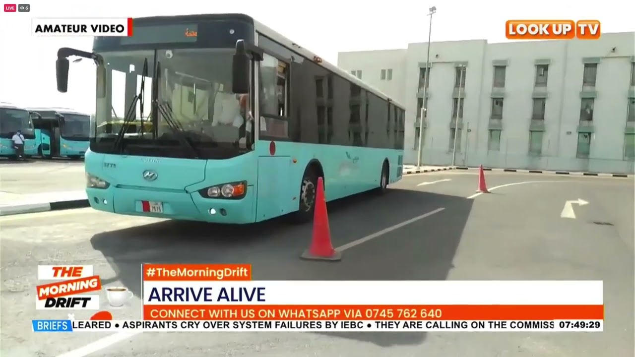 How to drive and reverse a bus in Qatar