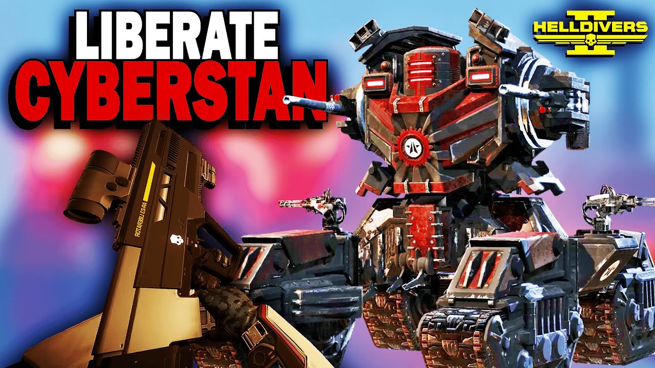 Helldivers 2 - Liberating Cyberstan! Taking Down Automaton Class 3 Megafactories!