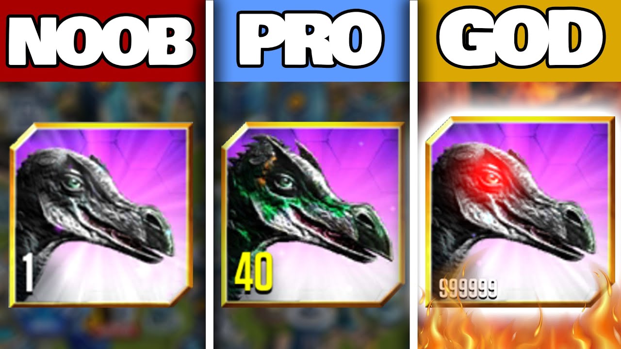 NOOB vs PRO vs GOD NEW IGUANOSUCHUS 999 | Jurassic World: The Game
