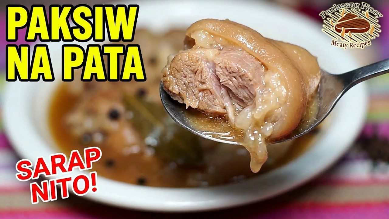 Paksiw na Pata Recipe | Soft & Tender Pork Hock in Vinegar and Soy Sauce | Pinoy Ulam #paksiwnapata
