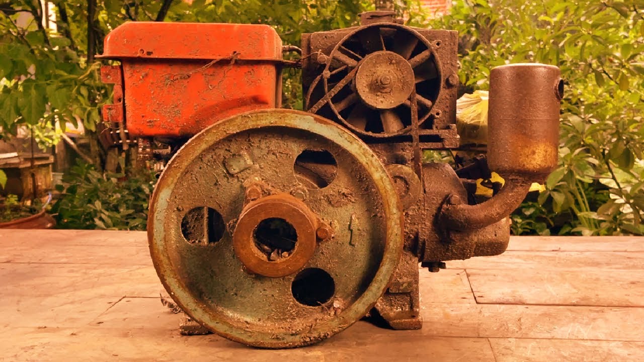 Full Restoration Of Old Diesel Engine Damage // Restoration And Repair Of Old Diesel Engine