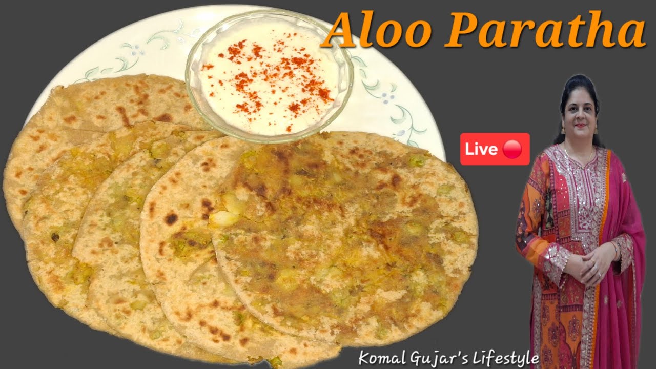 Live Cooking , Aloo Paratha Recipe/Multigrain Atta used & Stuffing made of green peas,aloo & Spices