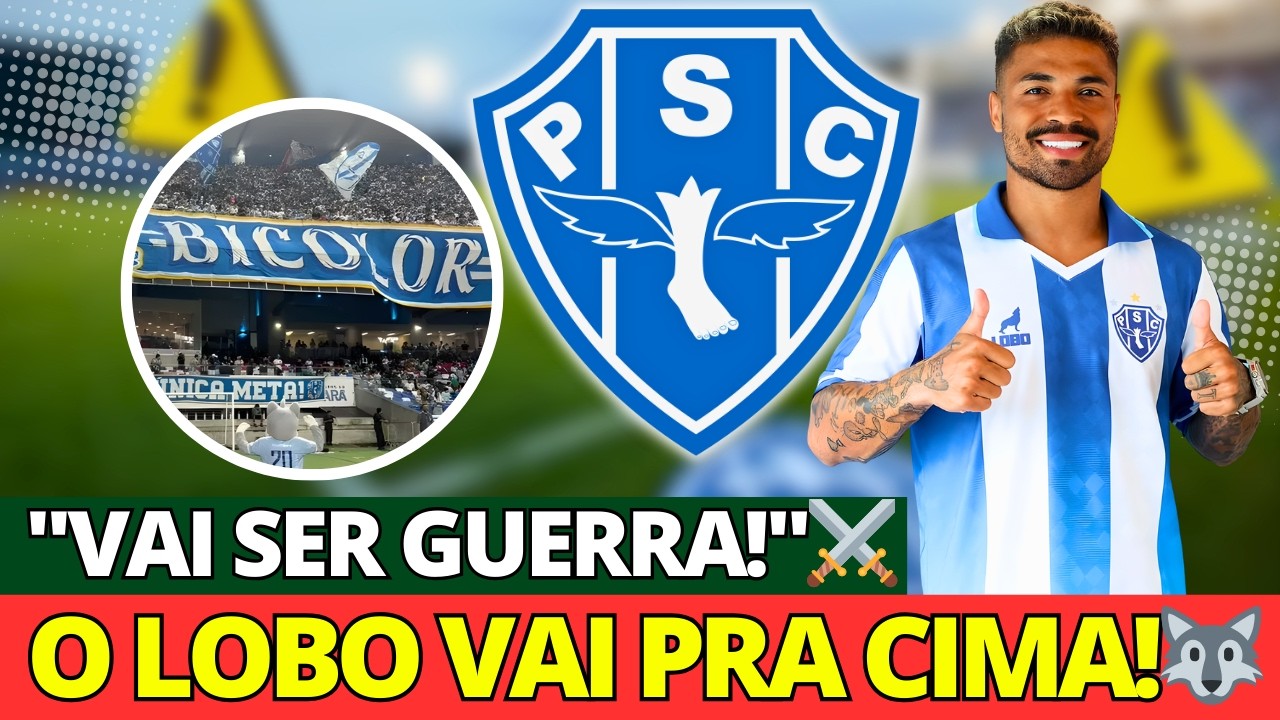 💣 SAIU AGORA! MEIO-CAMPO DO PAPÃO DISPARA E CLIMA DE GUERRA TOMA CONTA! PAYSANDU SC
