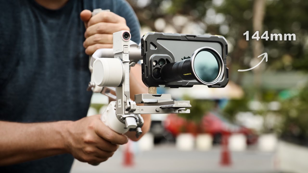 Freewell 6X Tele + DJI RS4 Mini: Awesome iPhone Filmmaking Combo!