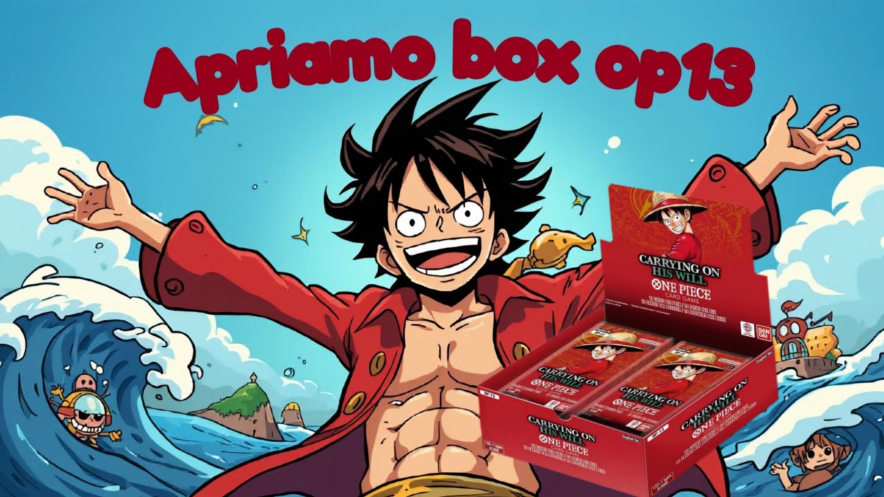 Box op 13 alla ricerca della Red Manga #onepiece #cardgame #anime #onepiecetcg #onepieceitalia 