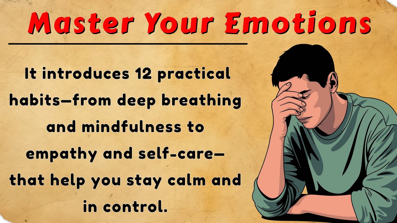 Learn English through Story ⭐️ Master Your Emotions || Graded Reader || English Stories