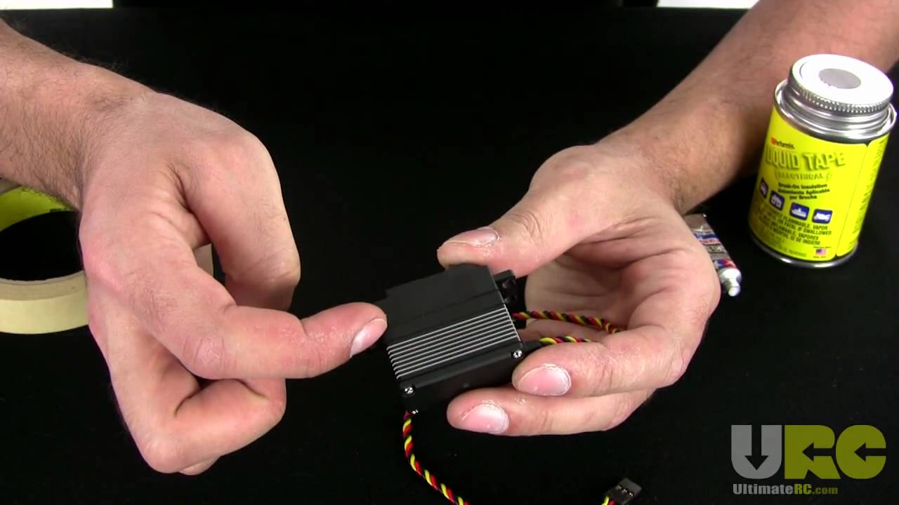 RC How-to:  Waterproof a servo