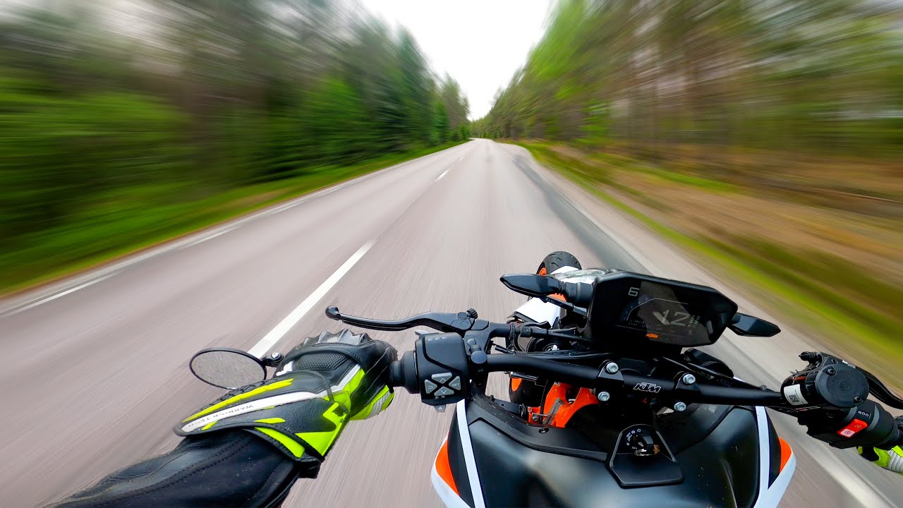 Forest ride #4 KTM Duke 890R RAW Sound