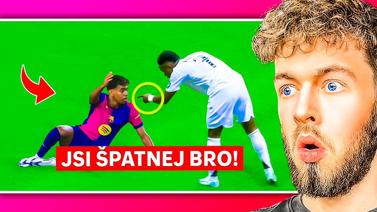 Když se Fotbalisti NEUMÍ CHOVAT!