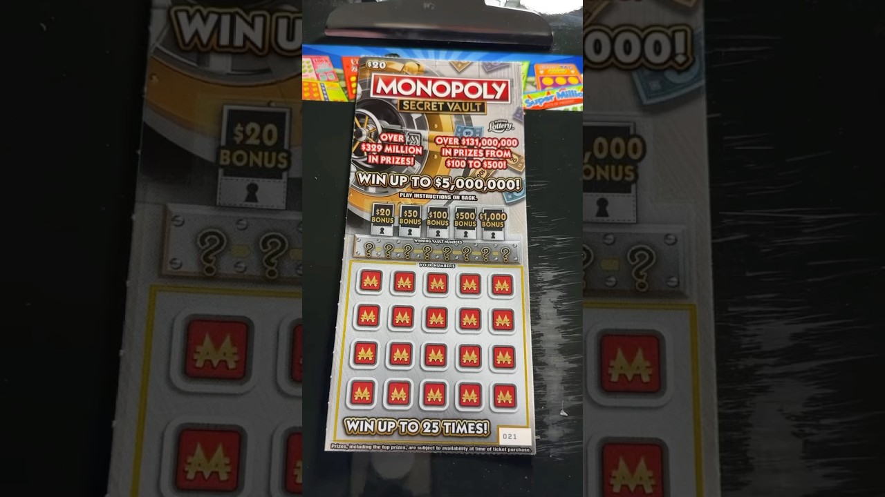 Good Win On Monopoly Scratch Off! #scratchoff #scratchoffs #scratchers #lottery #floridalottery