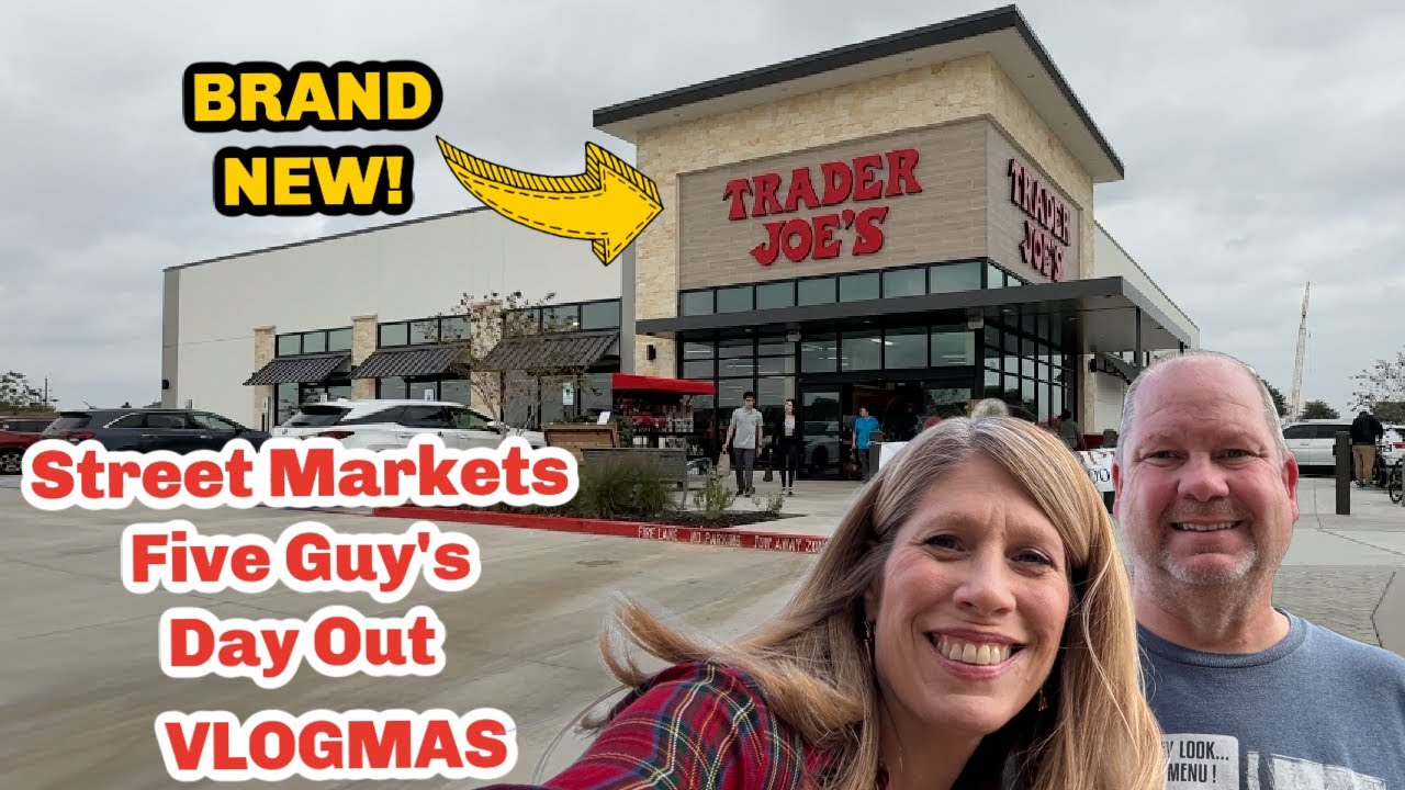Уличные рынки, НОВИНКА: Trader Joe's, Five Guys, Lunch Life With Favor, Vlogmas