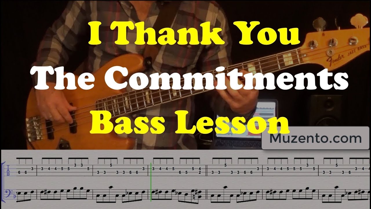 I Thank You - The Commitments - Bass Lesson