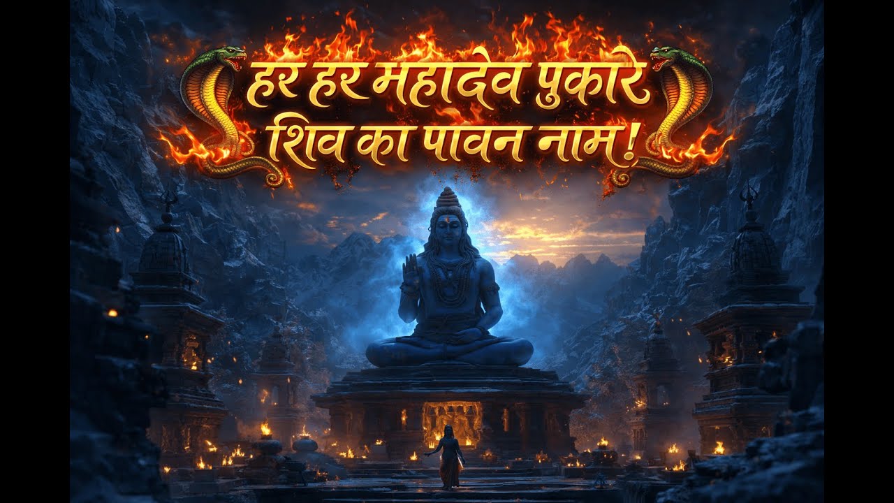हर हर महादेव पुकारे, शिव का पावन नाम। #harharmahadev #shivshakti
