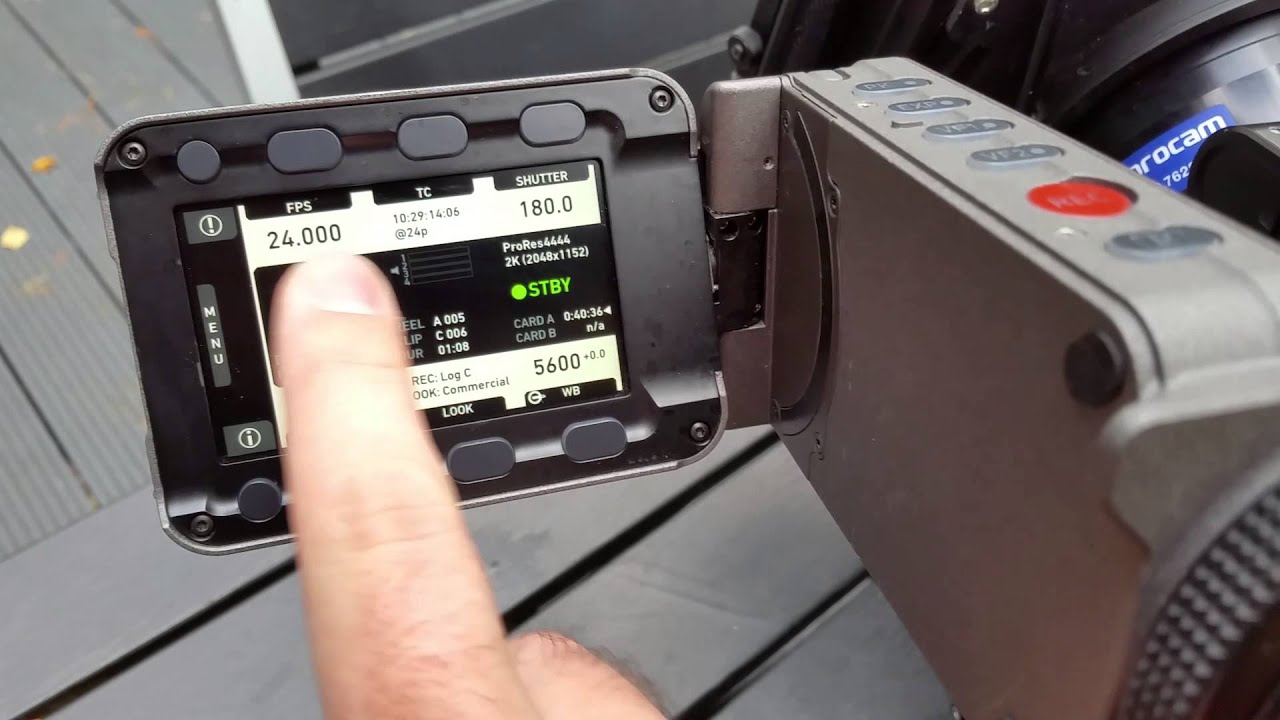 Arri Amira Timecode Setup