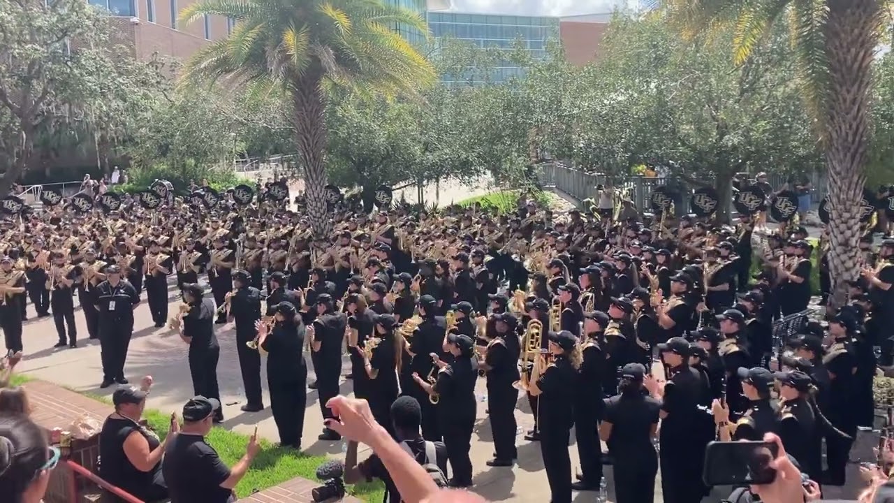 UCF Marching Knights - warm ups 9/24/22 Fight Song