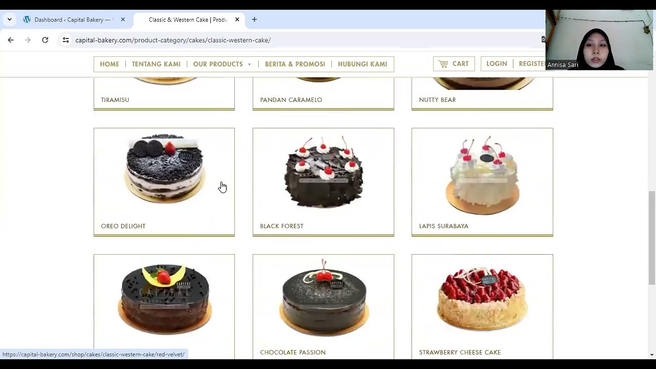 UTS WEB DESIGN - CAPITAL BAKERY