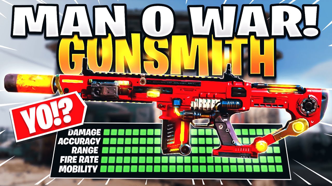Man O War 1 SHOT Gunsmith HIGH DAMAGE + NO RECOIL | Man O War BEST Attachments | Man O War Tips!