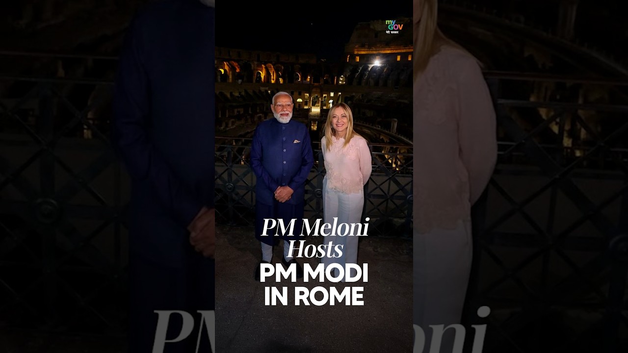 PM Modi in Rome | Strengthening India-Italy Ties with PM Giorgia Meloni