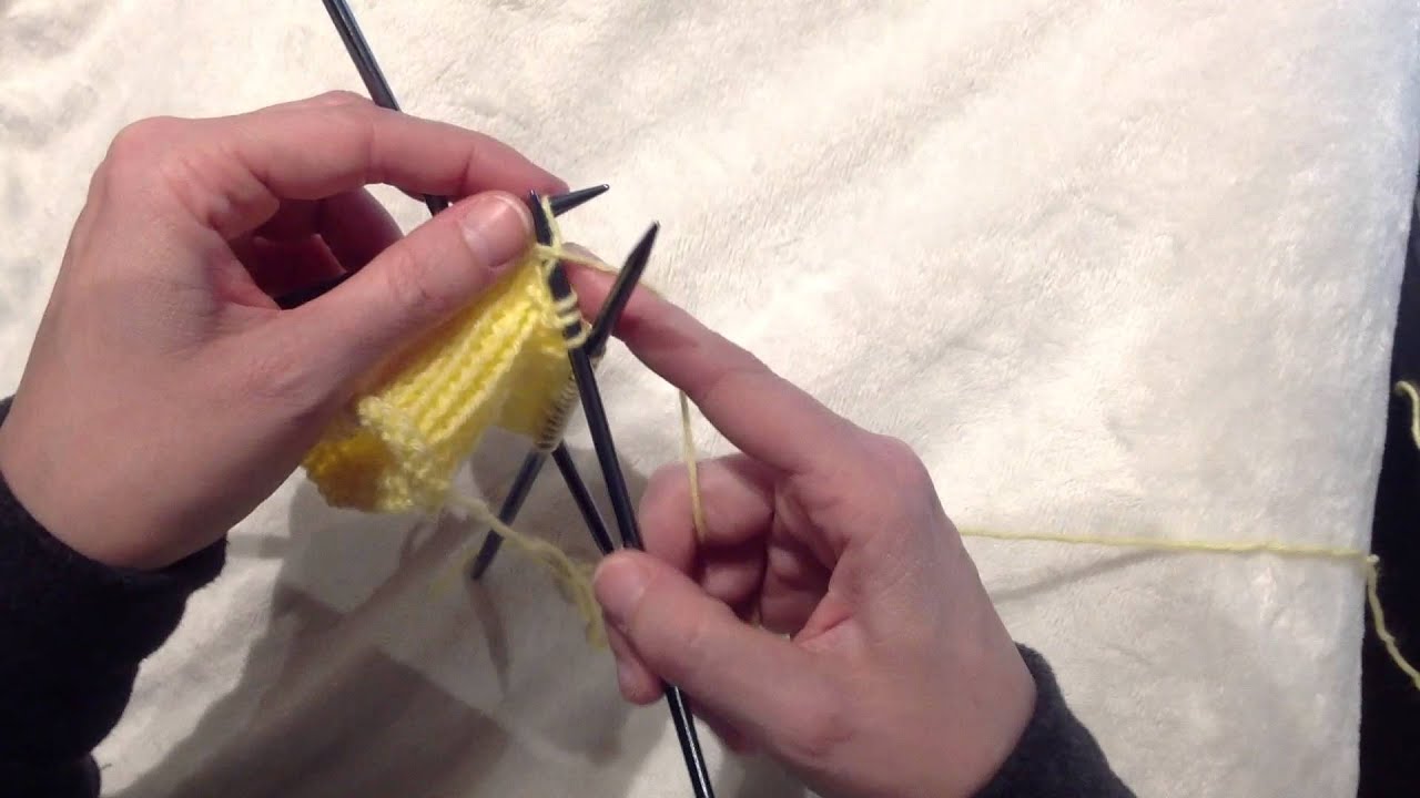 Mitten Cuff Ribbing (k1, p1)