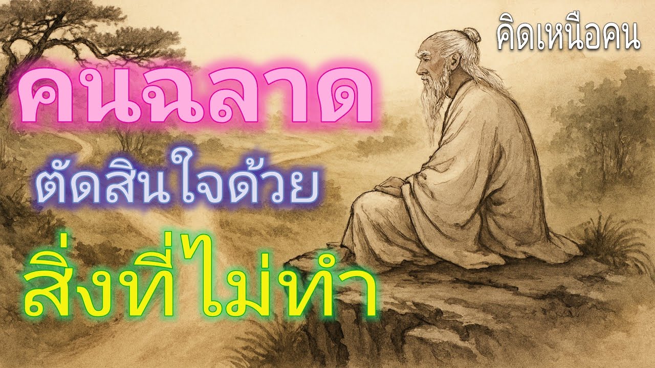 คนฉลาดตัดสินใจด้วย "สิ่งที่ไม่ทำ" | เปลี่ยนวิธีคิด | คนที่มองเกมขาด | คิดเหนือคน | คนเหนือคน