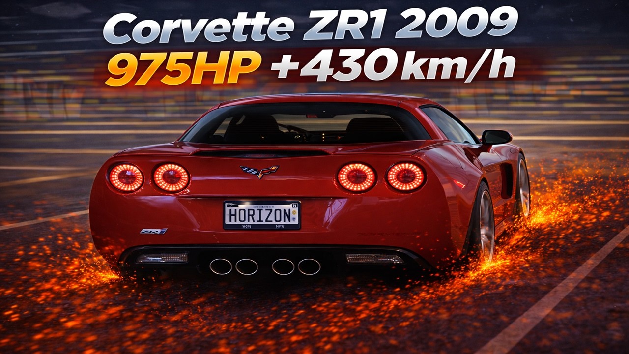 (4K) 975HP Corvette ZR1 2009 (+430km/h) - Forza Horizon 5