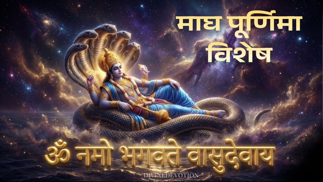 🔴 LIVE माघ पूर्णिमा विशेष | Om Namo Bhagavate Vasudevaye Mantra | ॐ नमो भगवते वासुदेवाय मंत्र