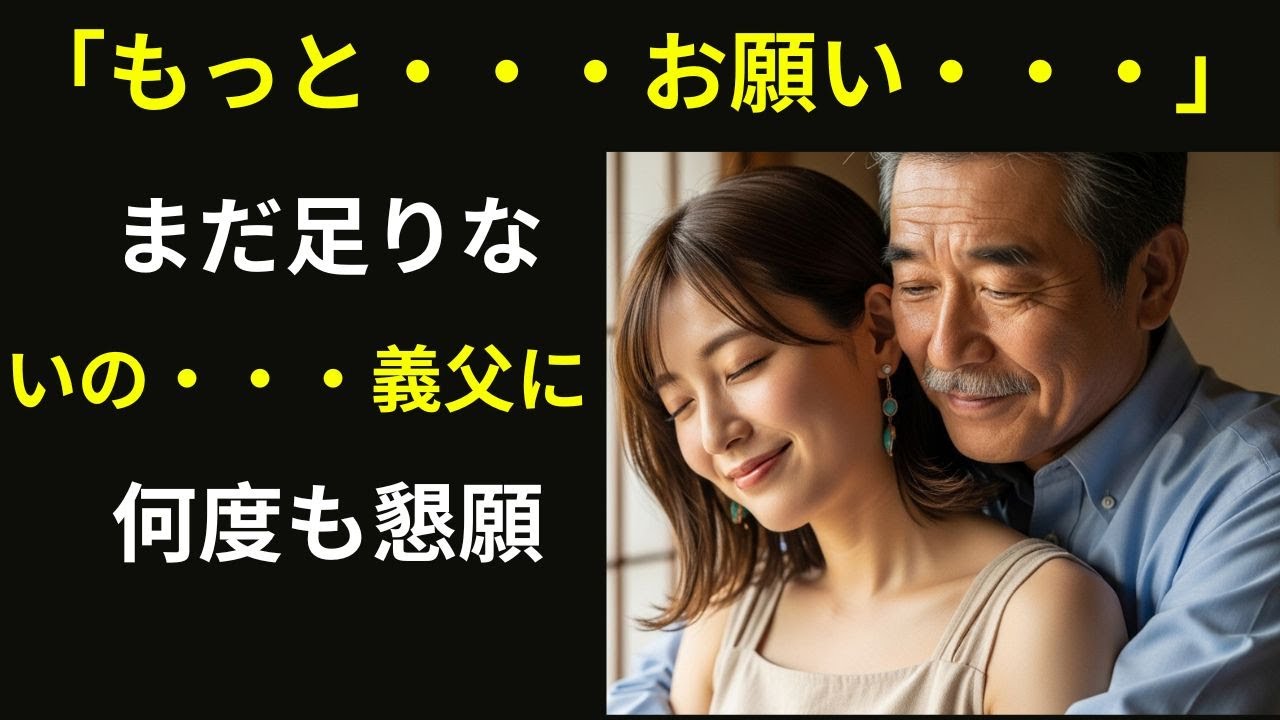 【シニア恋愛】「お義父さん、もっと強く…お願いします」｜熟年恋愛｜シニアライフ｜大人の恋愛｜シニアロ