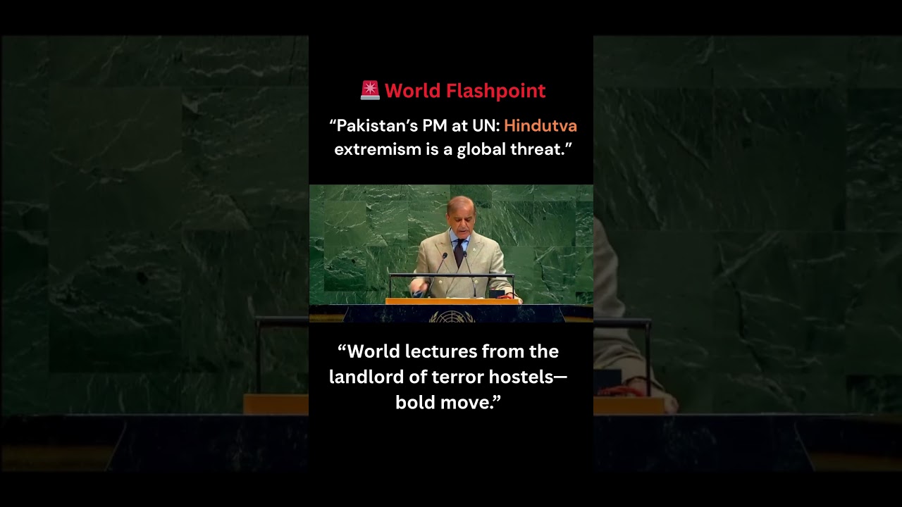 Pakistan PM at UNGA Calls Hindutva a &ldquo;Global Threat&rdquo; | Hypocrisy or Reality? #thelawscape #pakcrisis