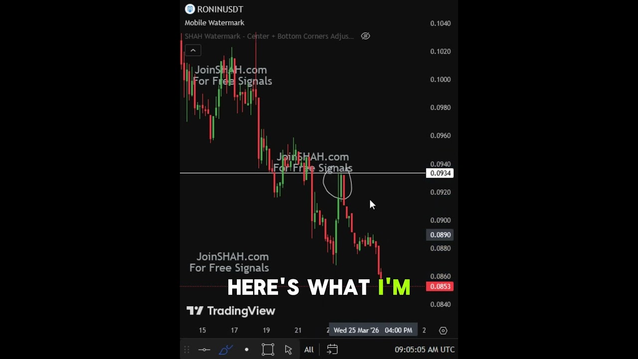 RONIN Coin 🚀 Внимание! Ожидается резкое движение цены! #RONIN #RONINCoin #CryptoShorts