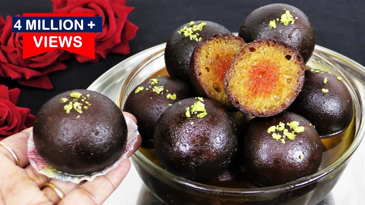 Kala Gulab Jamun ना मावा ना खोया ना मेहनत 15 मिनट में हलवई जैसे जबरदस्त काला जमुन Gulab Jamun Recipe