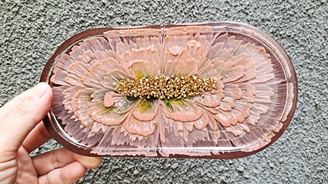How to Create a Pretty Peach Blossom 3D RESIN BLOOM