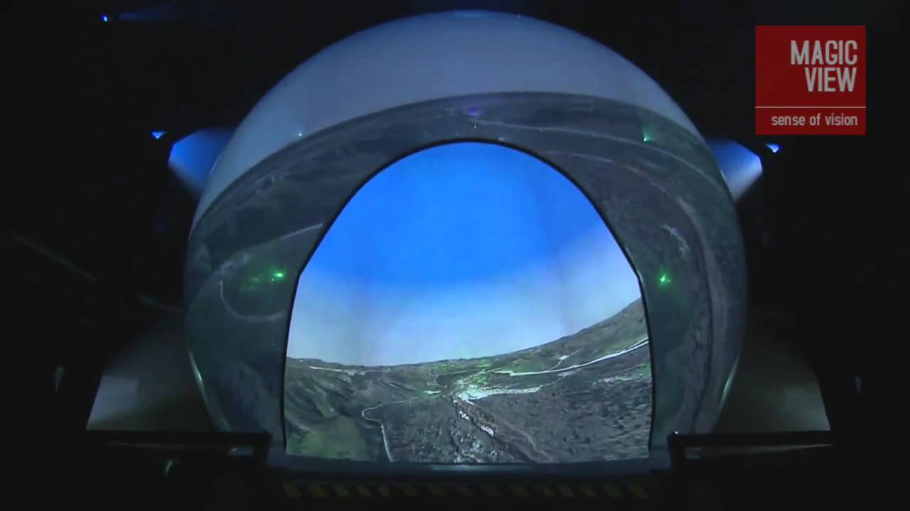 RP-360 flight simulation dome