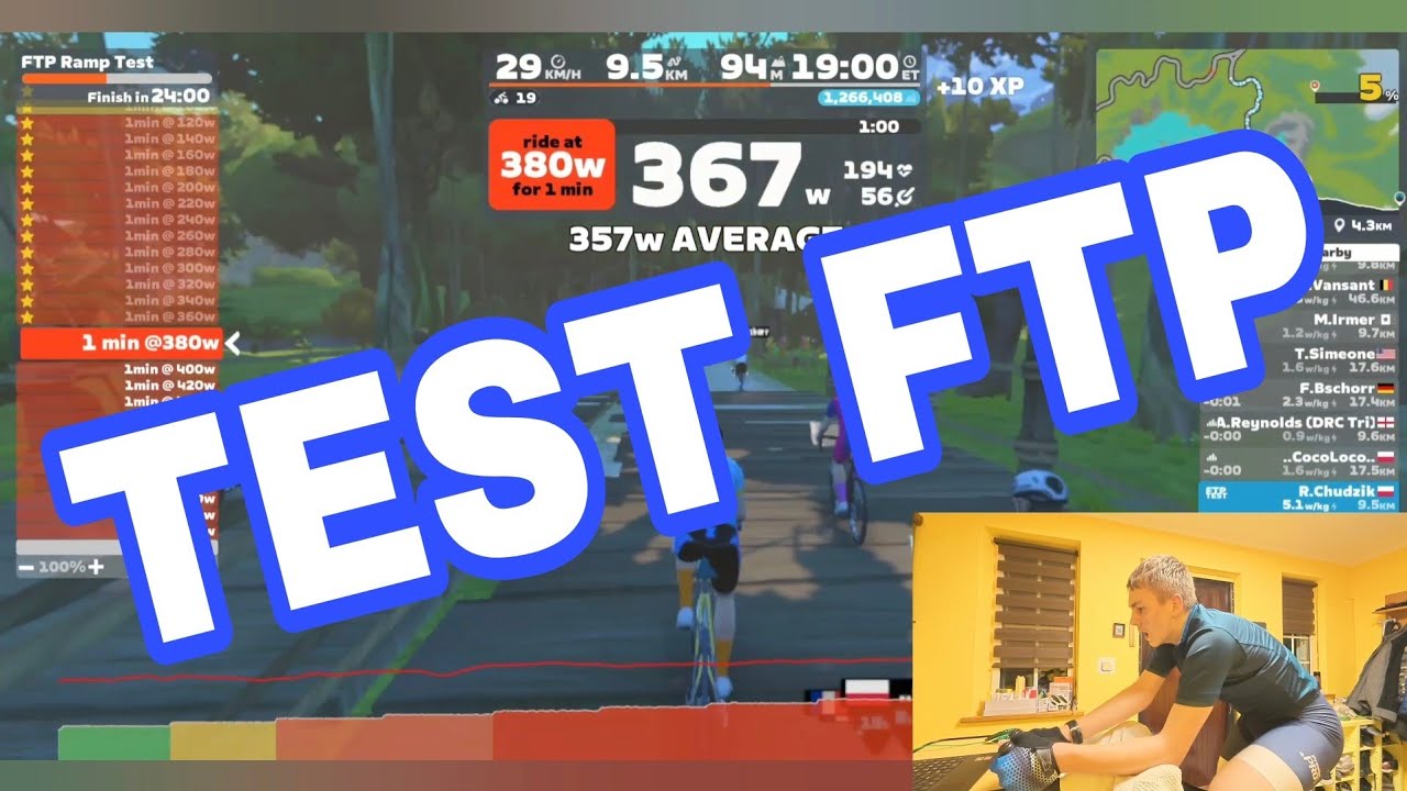 20 minut na maksa! 🏆 Test FTP początkującego triathlonisty 🚲 Ile jestem wstanie wycisnąć?