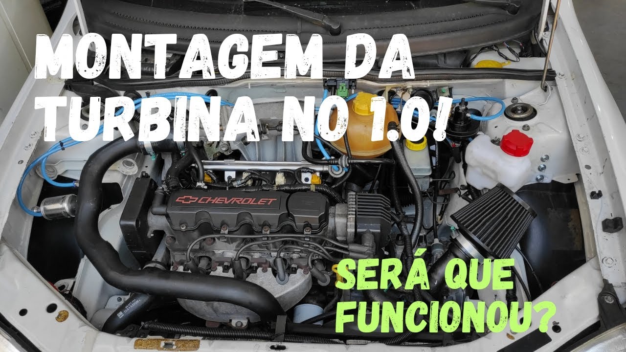 Finalmente montamos a turbina no GM Corsa 1.0!