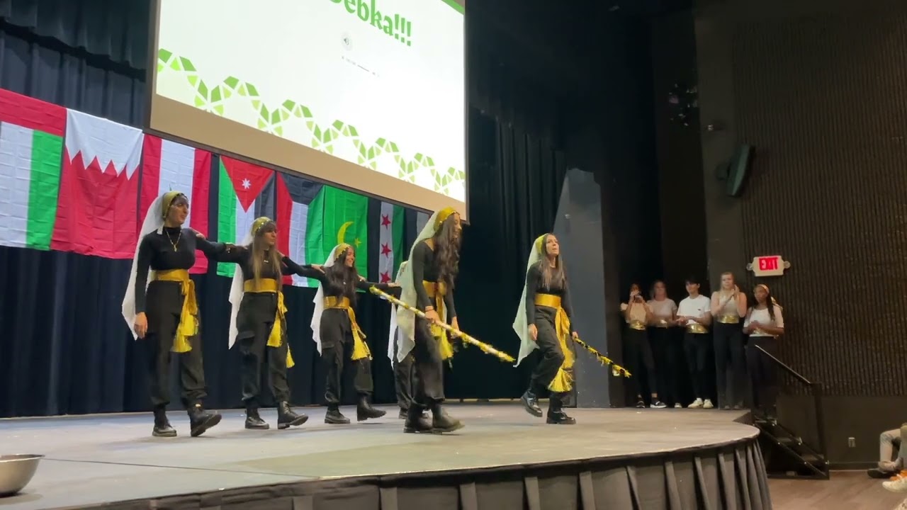 Dabke Dance at Arab American History Month Assembly