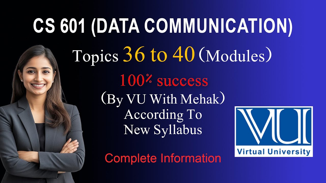 Cs601 Topic || 36 to 40 || Mid term preparation || short lectures 