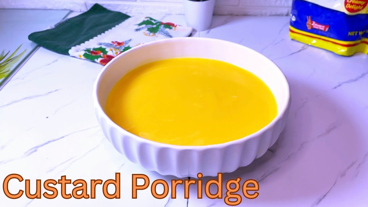 EASY WAY TO MAKE CUSTARD \\ HOW TO MAKE CUSTARD PORRIDGE