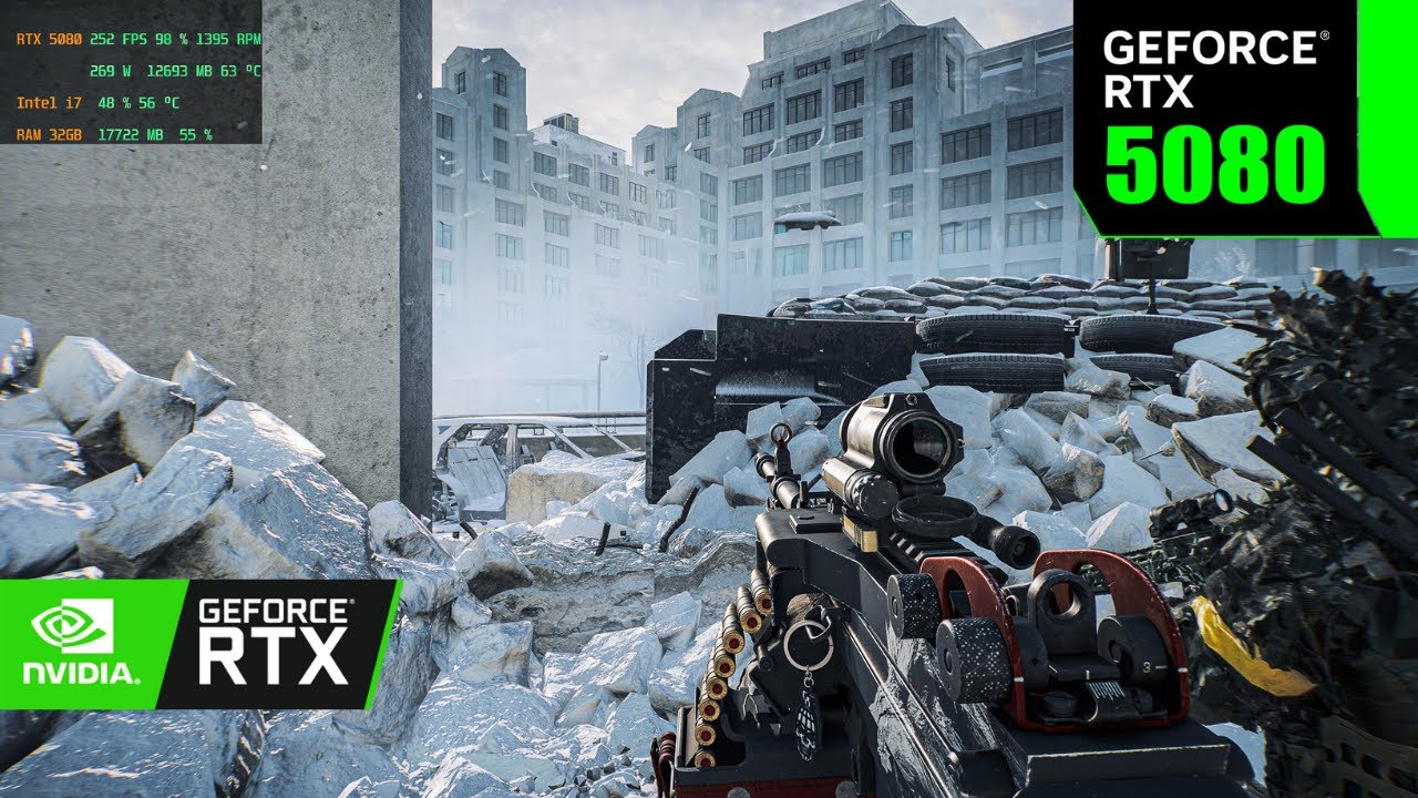 RTX | Battlefield 6 (DLSS Q & FRAME GENERATION ON) 4K 32 GB