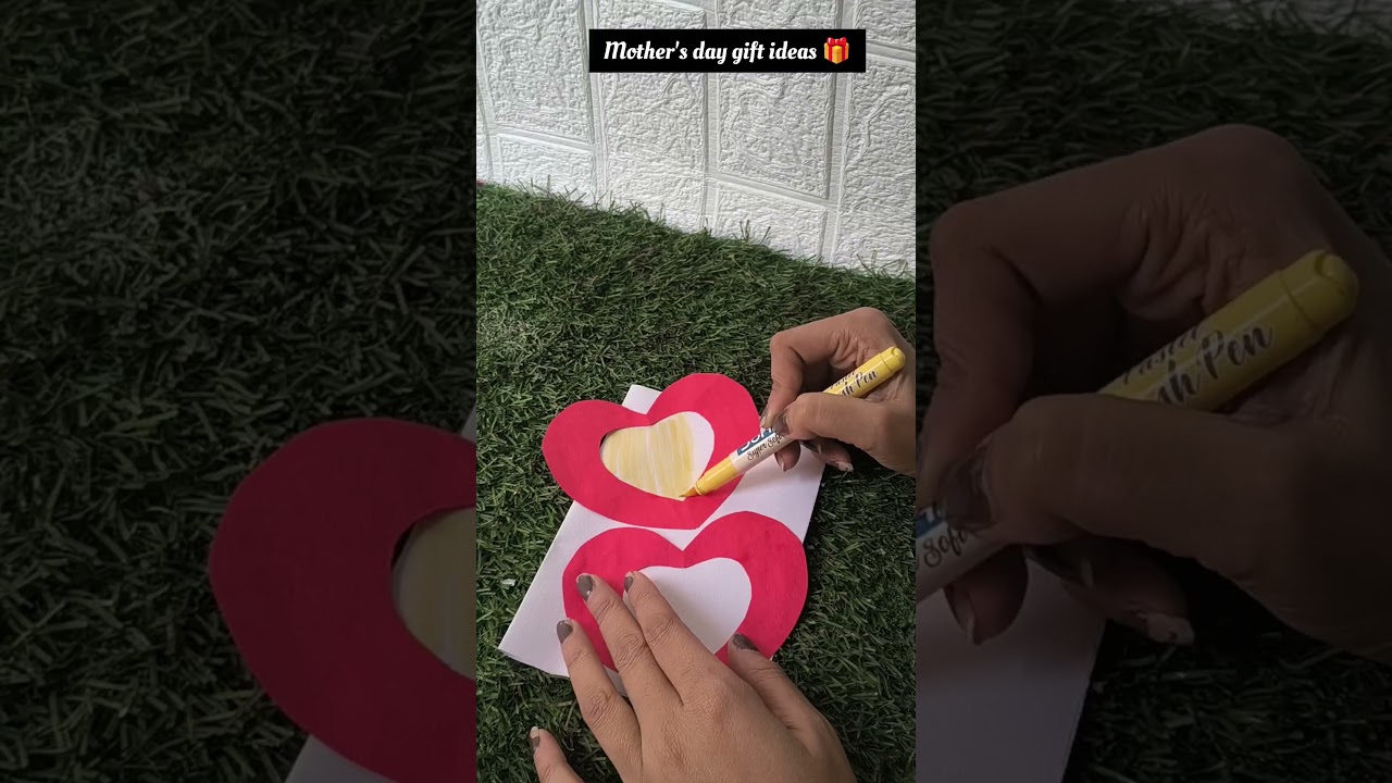handmade card for mother's day 💐 #love #aestheic #trending #diy #viralvideo #shortvideo #mothersday