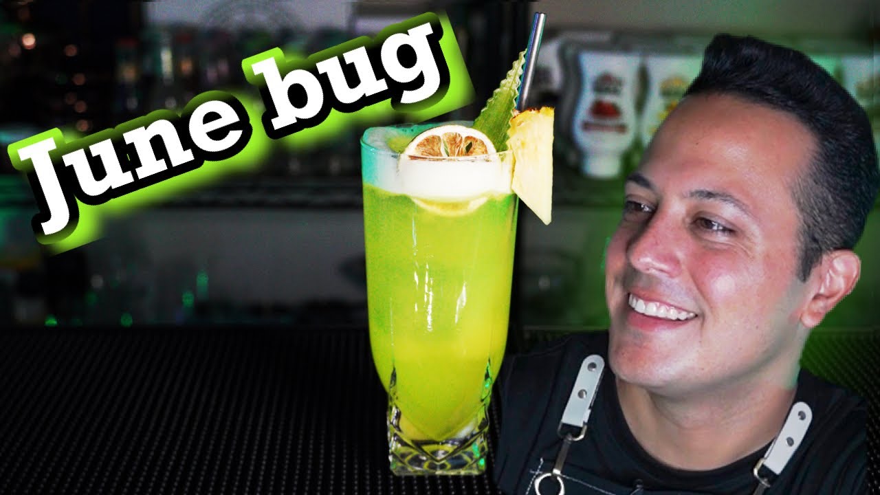 🏝 Coctel para el verano ✅ RECETA June Bug 🐛