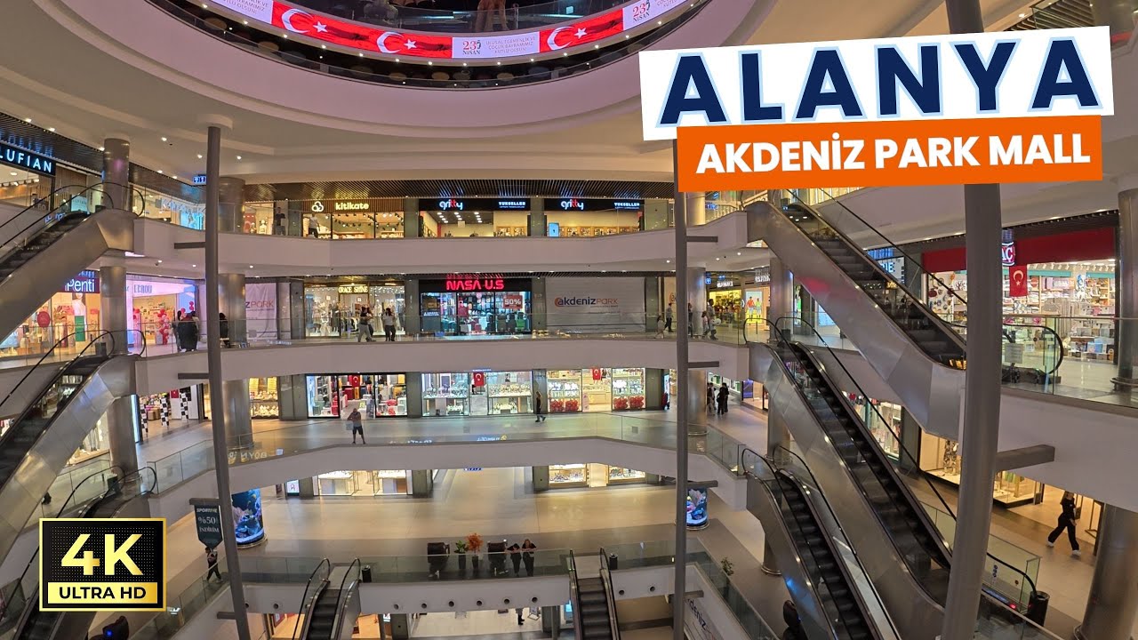 Alanya Mahmutlar Akdeniz Park Mall | April 23, 2025 [4K HD/60 fps]