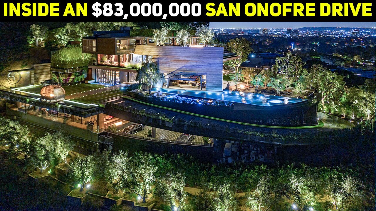 Inside an $83,000,000 San Onofre Drive Pacific Palisades | USA luxury mansion