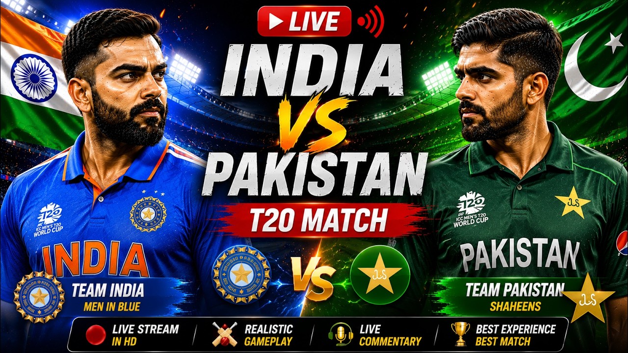 🔴  India 🇮🇳 vs Pakistan 🇵🇰 FIRST TIME T10 MATCH LIVE 🔥 Virat Kohli vs Babar Azam |