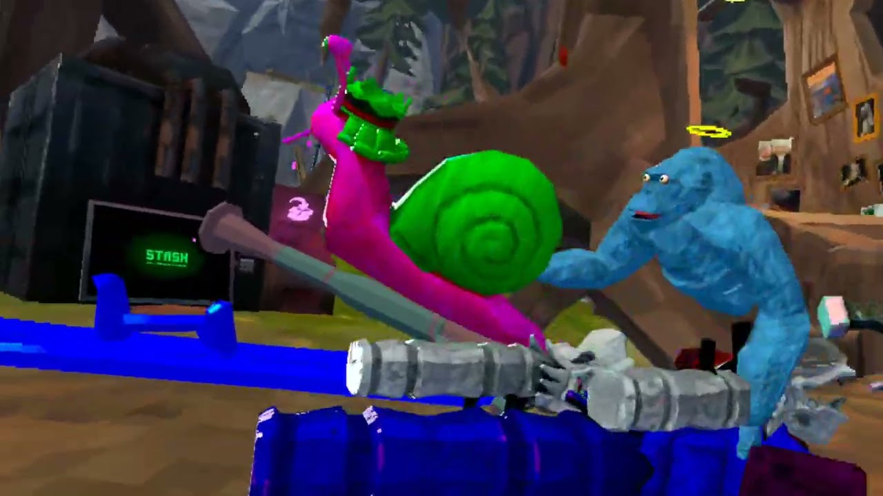 playing animal company with my friend