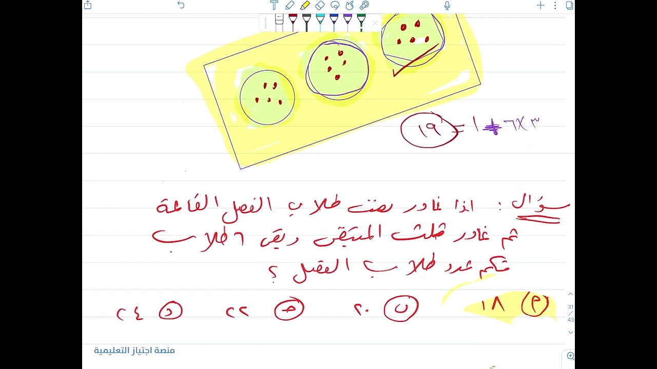 تابع إستراتيجية الرسم قدرات كمي الثانوية العامة - منصة اجتياز التعليمية