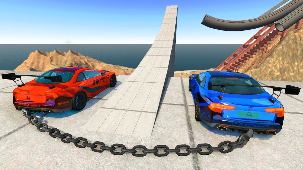 High Speed Jump Crashes BeamNG Drive Compilation #27 (Car Shredding Experiment)