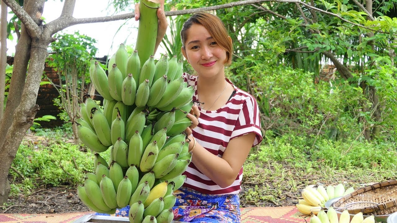 Yummy Banana Dessert Cooking - Banana Dessert - Cooking With Sros